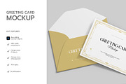 Greeting Card Mockup with Envelope, a Product Mockup by graphypix (Thumbnail 2 of 4)