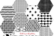 30 Seamless Ink Marks Patterns, a Pattern Graphic by 5August Art (Thumbnail 2 of 5)