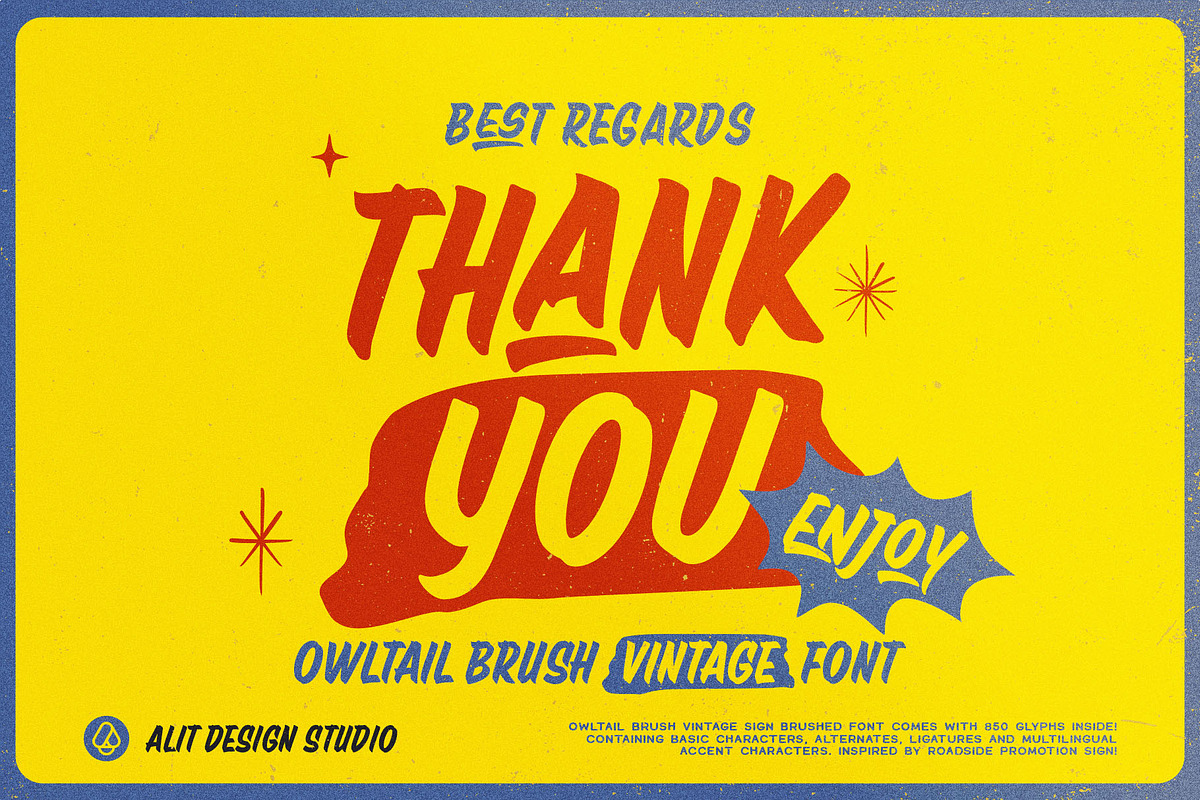 Owltail Brush Font, a Handwritten Font by alit design (Photo 17 of 20)