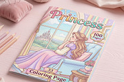 Magical Princess Coloring Book Vol33, a Person Illustration by ikarifq shop (Thumbnail 2 of 7)