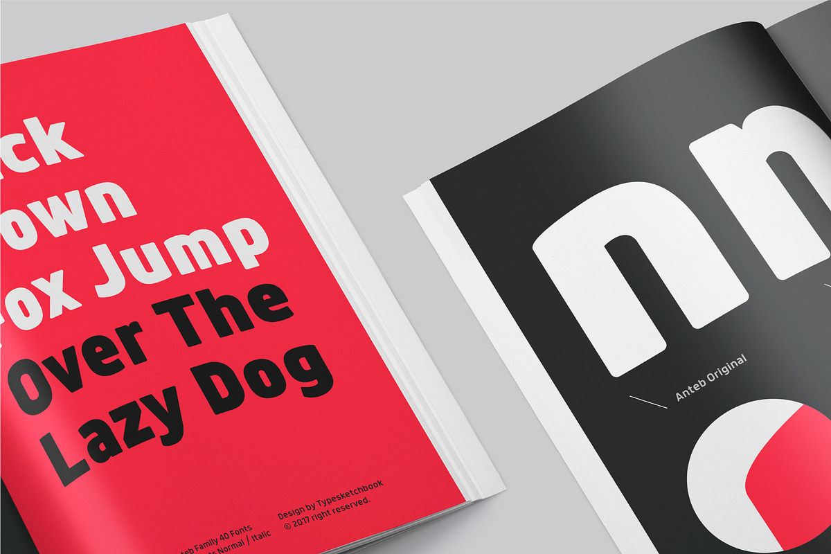 Anteb Font, a Sans Serif Font by Typesketchbook Foundry (Photo 3 of 8)