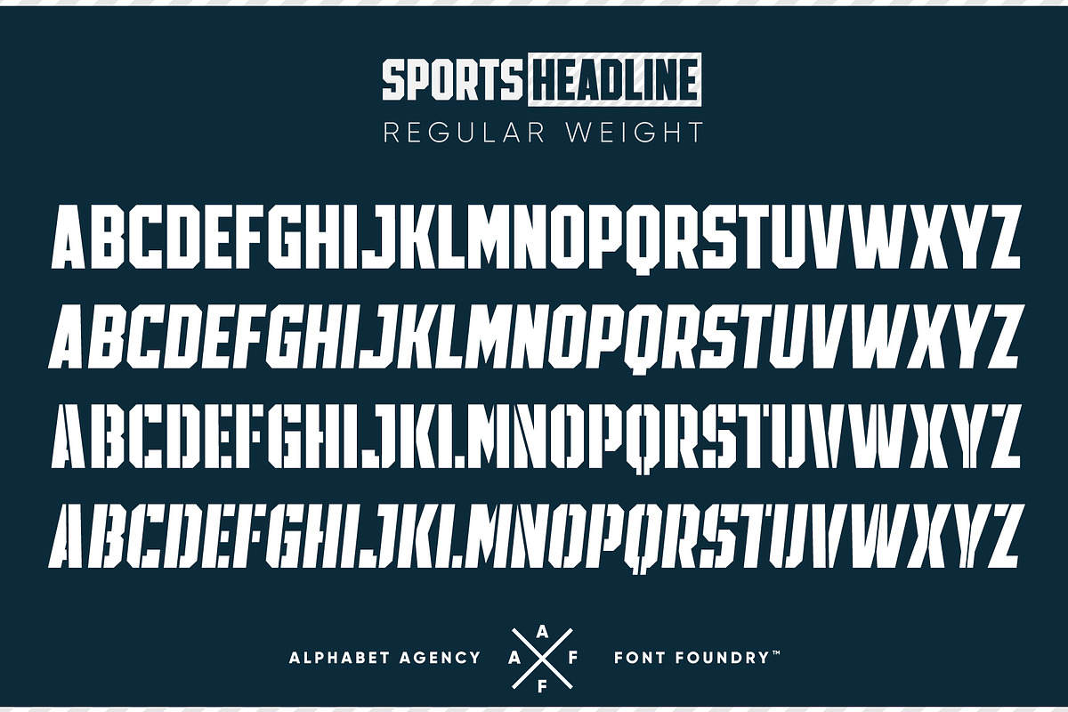 SPORTS HEADLINE (8 FONTS) preview 3