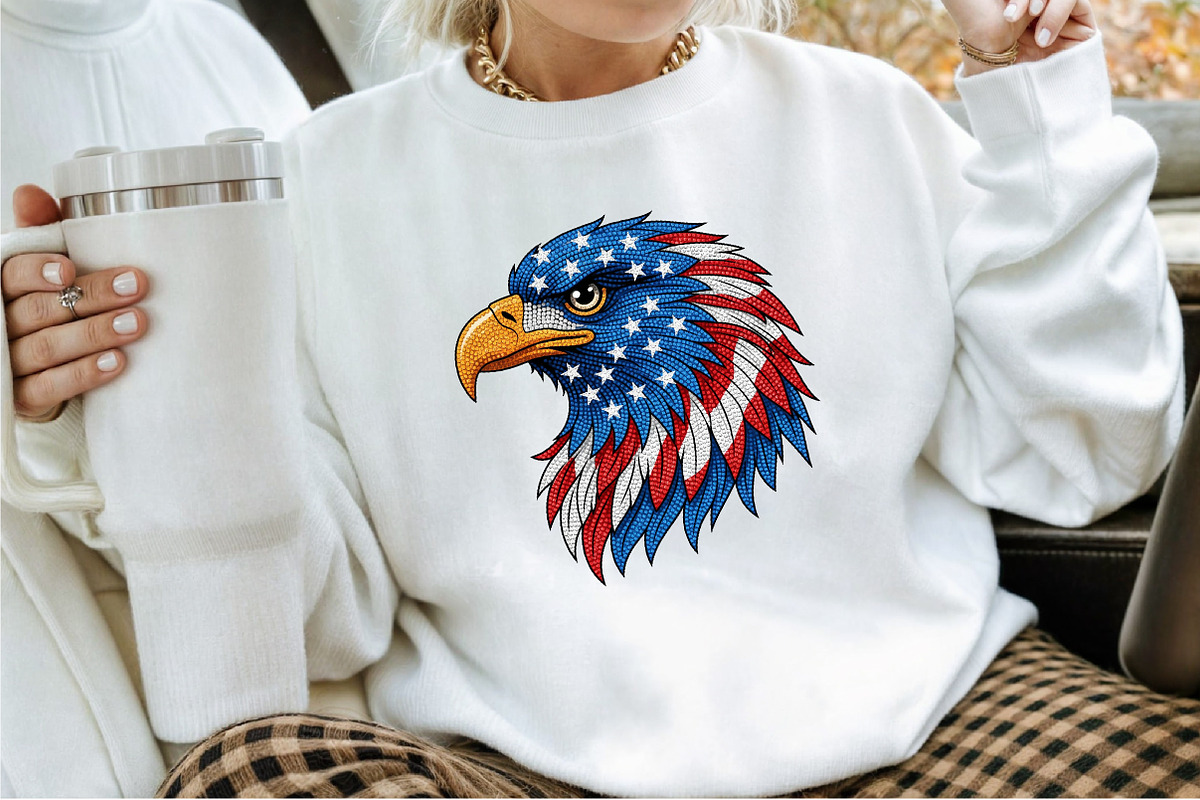 American Patriotic Eagle 4th of July, an Illustration by Sublimation Artist (Photo 7 of 9)