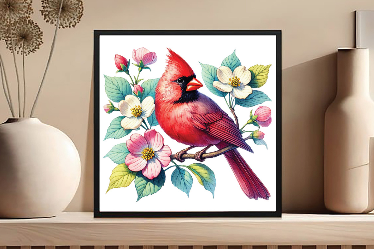 Watercolor Spring Birds Clipart, an Illustration by DreamCafeArt (Photo 4 of 5)