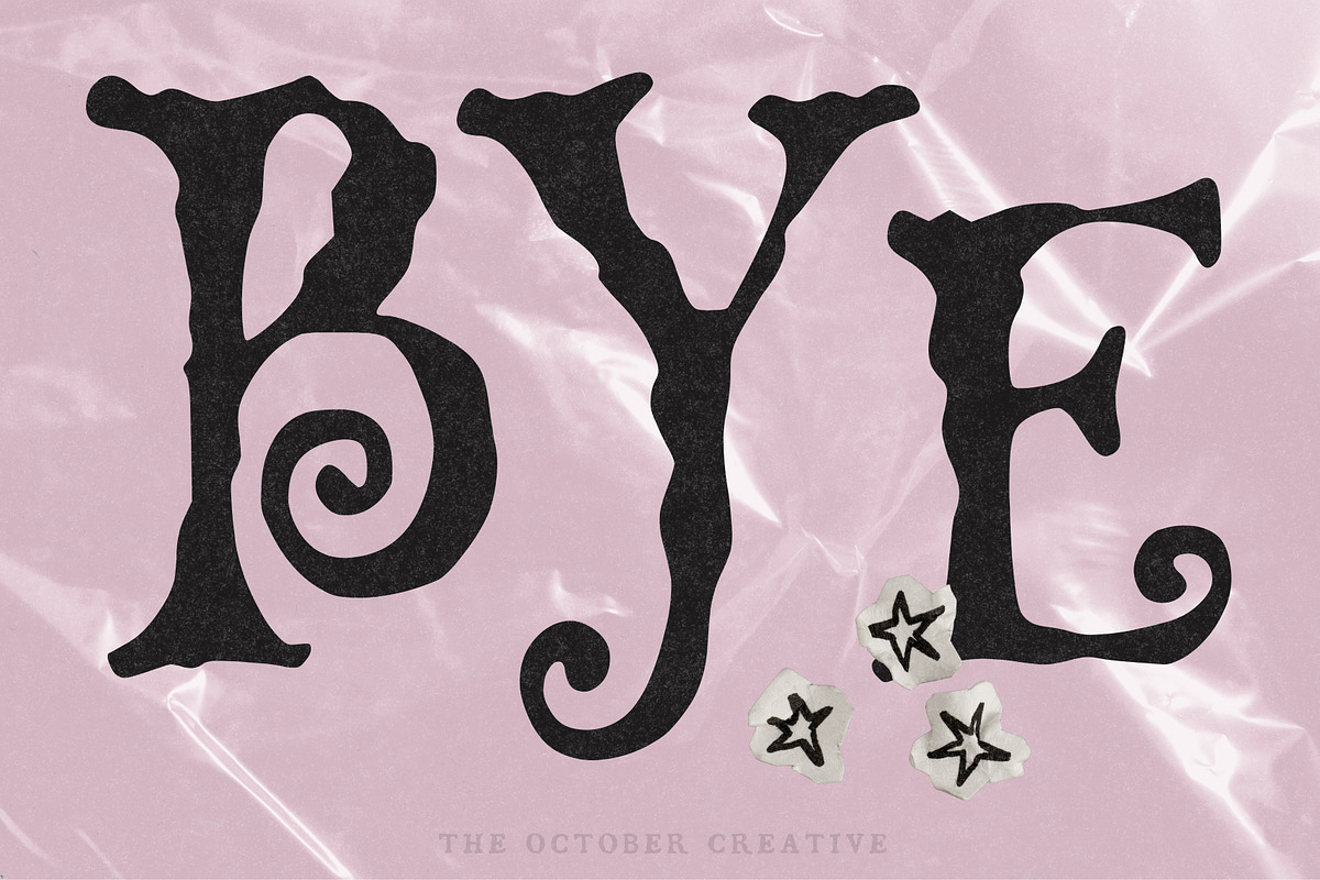 Curlicues Kooky Display Font, a Handwritten Font by The October Creative (Photo 8 of 8)