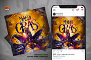 Flyer Mardi Gras Party Template, a Flyer Template by MonkeyBOX (Thumbnail 2 of 3)