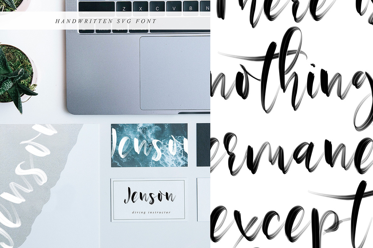 Ostinel SVG Font preview 7