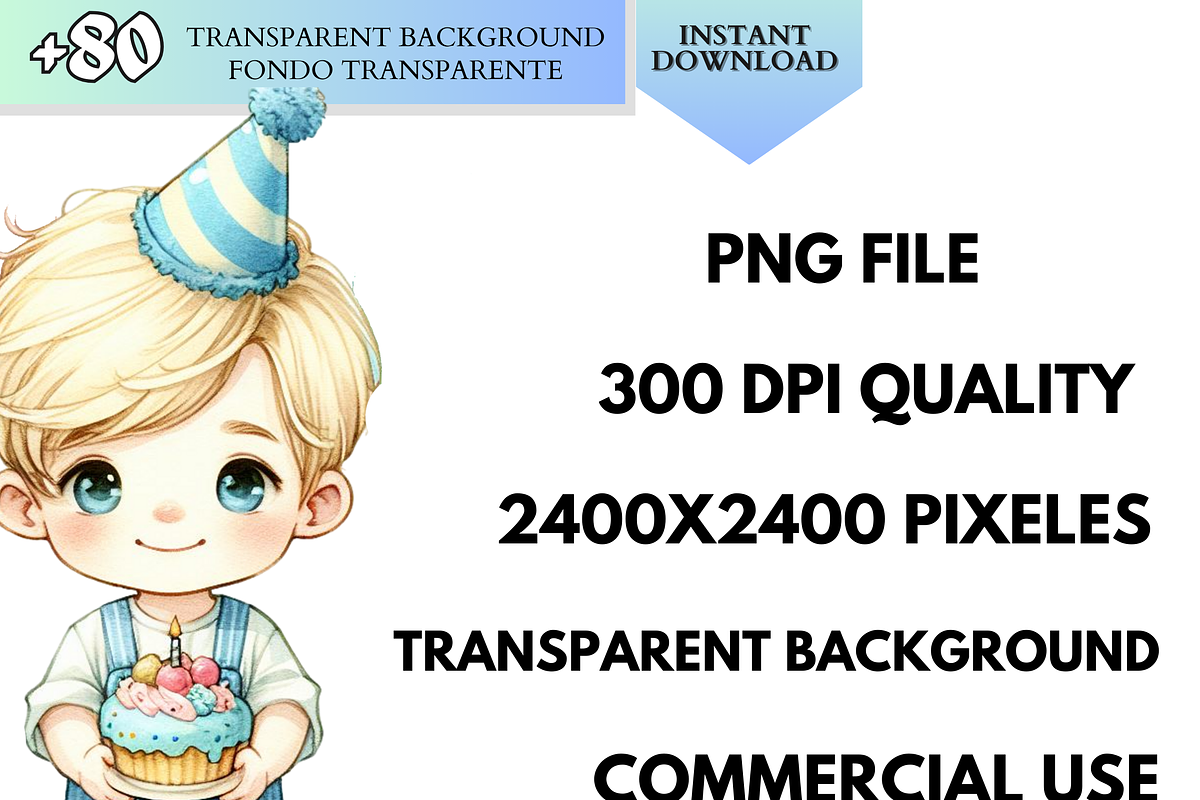 Blue Birthday png Baby Boys Party, a Person Illustration by VM PARTYS  BY TAIRUMA (Photo 7 of 10)
