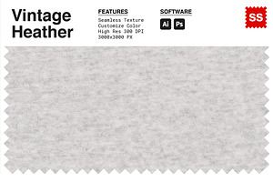 Vintage Heather Texture Pattern