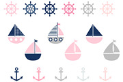 Girl nautical set with whales, an Illustration by Pravokrugulnik (Thumbnail 2 of 3)