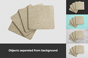Drink Coaster Mockups Pack, a Merchandise Mockup by Mint Mockups (Thumbnail 4 of 4)