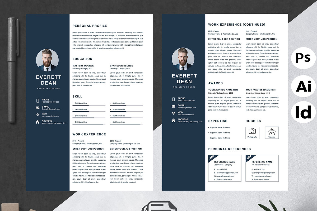 Registered Nurse Template 2023, a Resume Template by Attractive Resume (Photo 2 of 3)