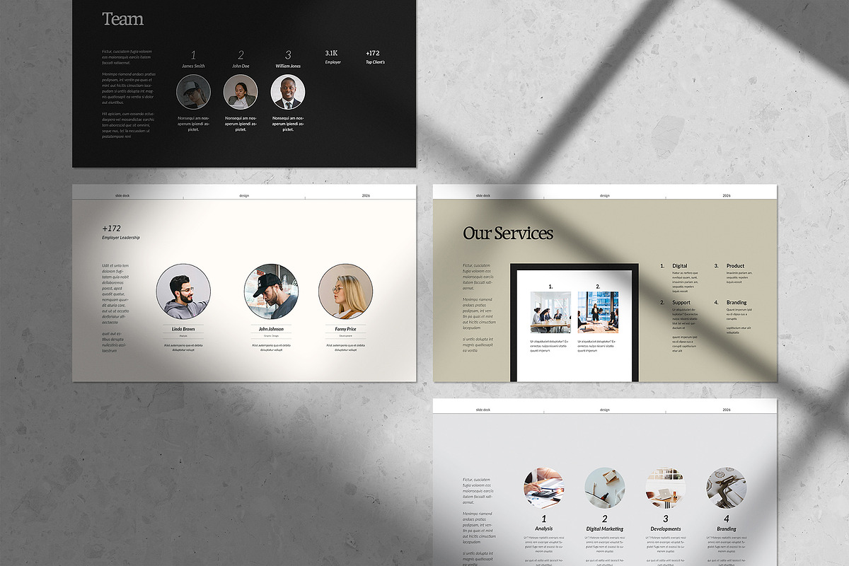 Business Slide Deck Template