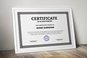 Certificate Template, a Templates & Theme by suhadidesign (Thumbnail 4 of 5)