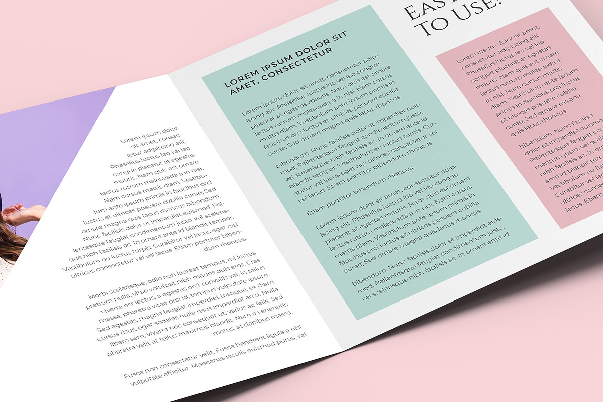 Square Trifold Brochure Mockup, a Books & Magazine Mockup by Illusiongraphic (Photo 15 of 28)