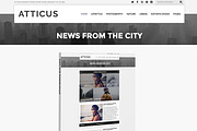 Atticus Wordpress Blog Theme, a WordPress Template by PremiumCoding (Thumbnail 2 of 3)