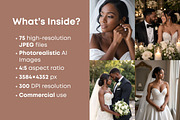 Black Melanin Wedding Bride Photos, a Person Photo by Selenique Studio (Thumbnail 2 of 9)