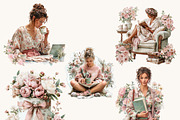 Floral Lifestyle Clipart Bundle, an Object Illustration by BusyDaydesign (Thumbnail 6 of 9)