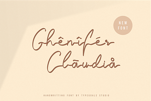 Ghenifer Claudia Handwritten Font