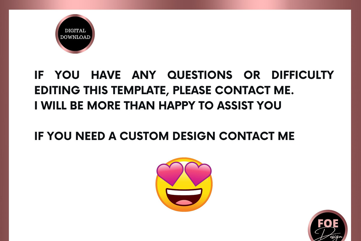 2023 Instagram Business Card, a Social Media Template by Foedesigner (Photo 6 of 6)