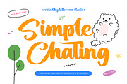 Simple Chating Bold Brush Font, a Script Font by Letterena Studios Script (Thumbnail 1 of 20)