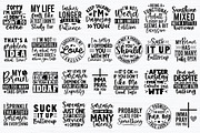 Funny Quotes SVG Bundle, Sarcasm SVG, a Graphic by Designer302 (Thumbnail 2 of 53)