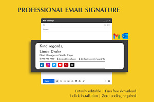 Professional Email Signature Temp