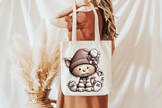 Whimsical Christmas Animal Clipart, an Illustration by Libby Wishes (Thumbnail 5 of 7)