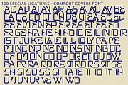 COMFORT COVERS - ANGULAR FONT, a Sans Serif Font by 177Studio (Thumbnail 8 of 8)