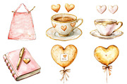 Golden Mother's Day Clipart, an Illustration by Watercolor design (Thumbnail 4 of 10)