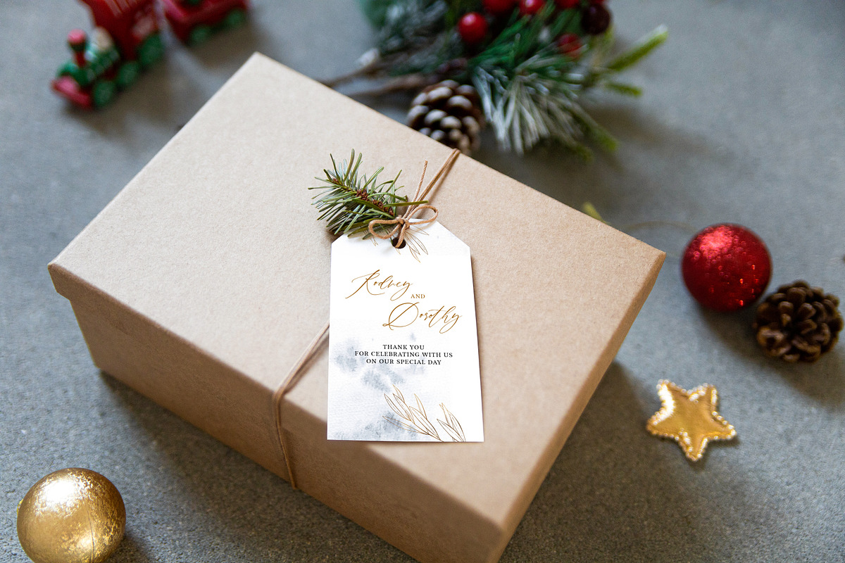 Gift Tag Mockup,Christmas Tag Mockup, a Product Mockup by ILoveMockupDesign (Photo 8 of 8)