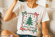 Christmas Merry & Bright Hand-Drawn, a Graphic by mh_arif (Thumbnail 4 of 4)