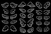 Angel Wings SVG PNG Vector Clipart, a Decorative Illustration by RabbitAndPencil (Thumbnail 4 of 5)