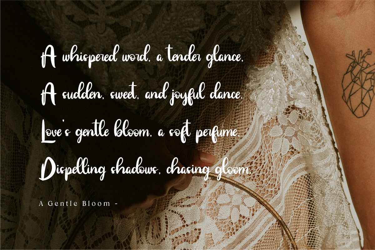 Myrellis Script - Bold Script, a Script Font by Indotype Foundry (Photo 3 of 10)