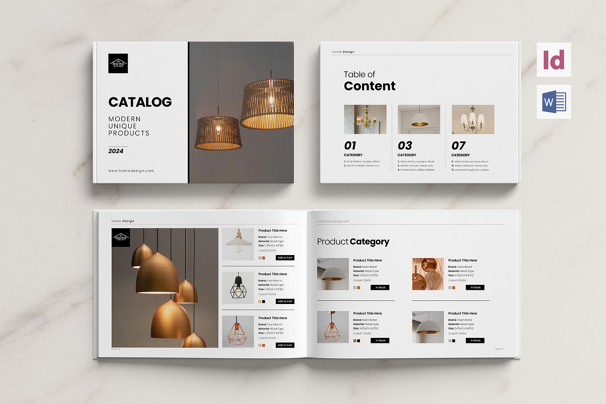 A5 Landscape Brochure Catalog, a Brochure Template by Creativity-Design (Photo 1 of 9)