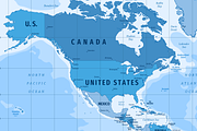 High Detailed Political World Map, an Illustration by ilynx (Thumbnail 6 of 8)
