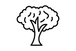 Tree Line Icon, an Icon by Pexelpy