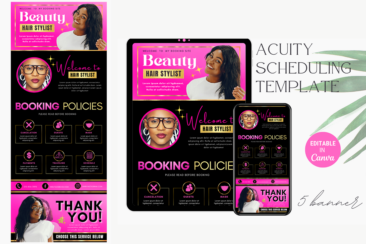Acuity Scheduling Template, a Templates & Theme by TimCanvaTemplate (Photo 3 of 5)