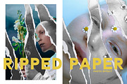 Torn Paper Edges Photo Effect, a Layer Style Add-On by smishura (Thumbnail 1 of 3)