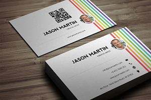 Creative Colorful Business Card, a Business Card Template by bouncy