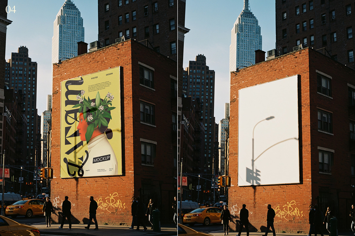 NY Poster Mockup Bundle, an Advertising Mockup by Goodies.Buro (Photo 5 of 6)