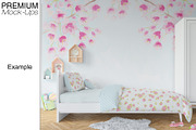 Nursery Bedding, Frame & Wall Mockup, a Household Mockup by mock-ups (Thumbnail 18 of 23)