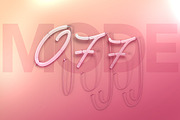 PSD Neon 3D Letters, an Object Graphic by GK Creative (Thumbnail 3 of 8)