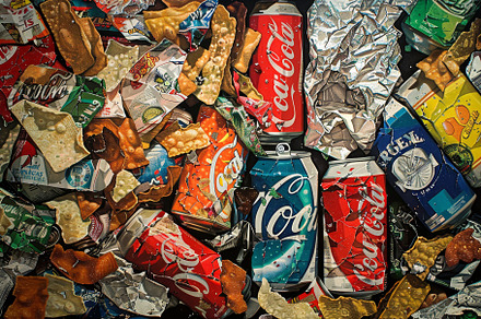 A close-up image of various aluminum, a Photo by Iftikhar Alam