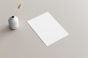 White invitation card mockup, JPEG, an Arts & Entertainment Photo by Snoflinga