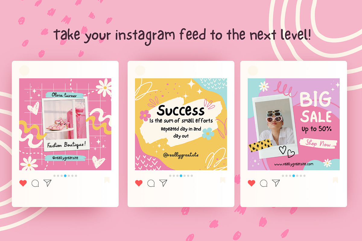Social Media Posts Canva Templates, a Social Media Template by TemplateCastleStore (Photo 3 of 10)