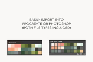 Procreate Swatches Palette Colors