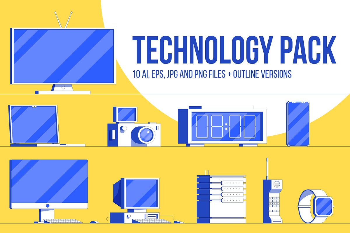 Technology illustration pack, a Technology Illustration by Joseph Chernashki (Photo 1 of 8)