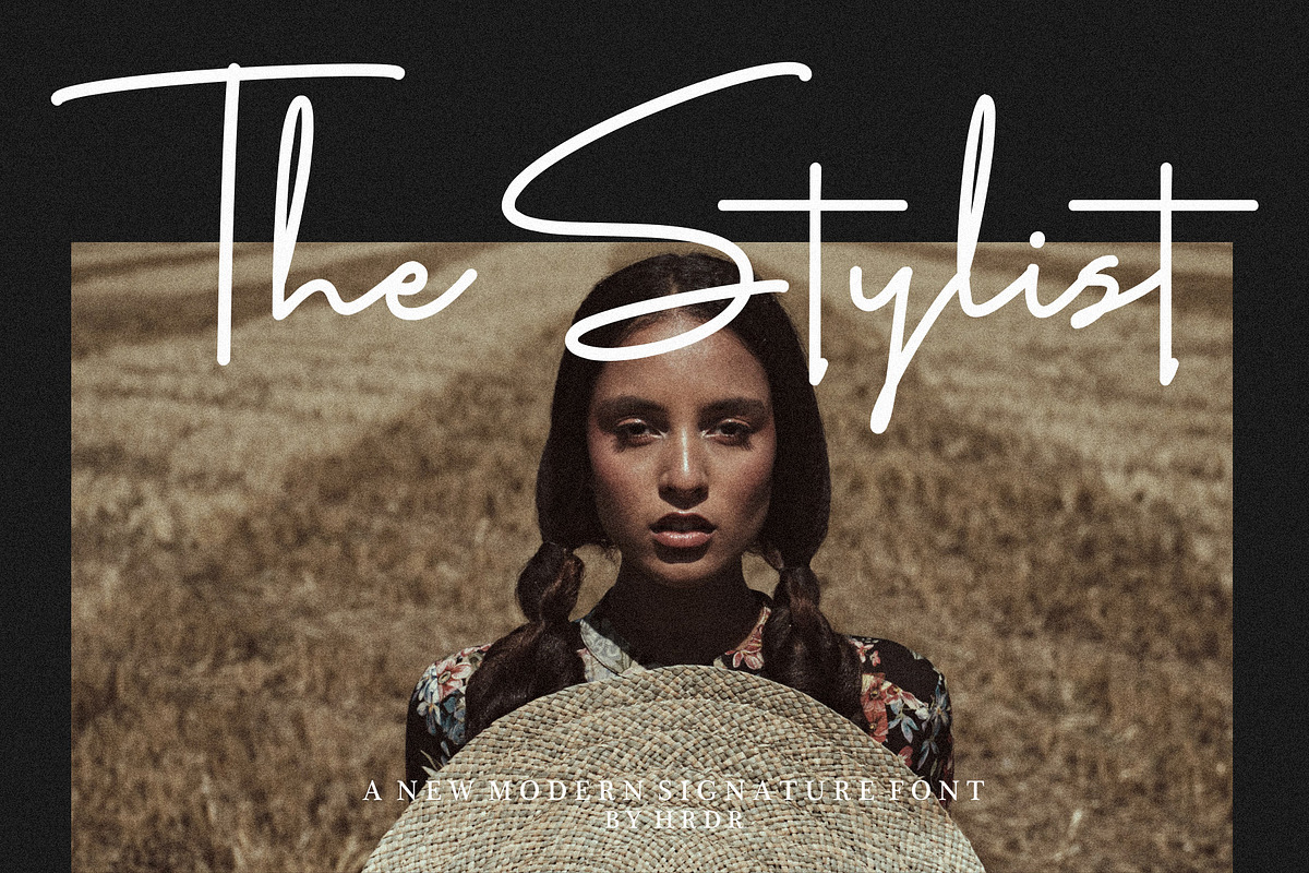 The Stylist - Modern Signature Font, a Script Font by HRDR (Photo 1 of 8)