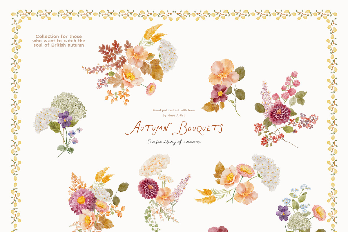 Postcards from Cotswolds Clipart, a Decorative Illustration by Muse Artist (Photo 18 of 23)